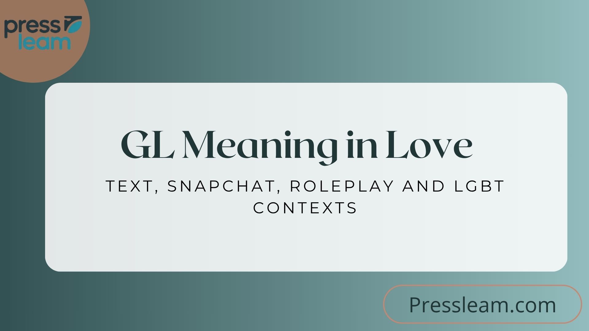 GL Mean in Text