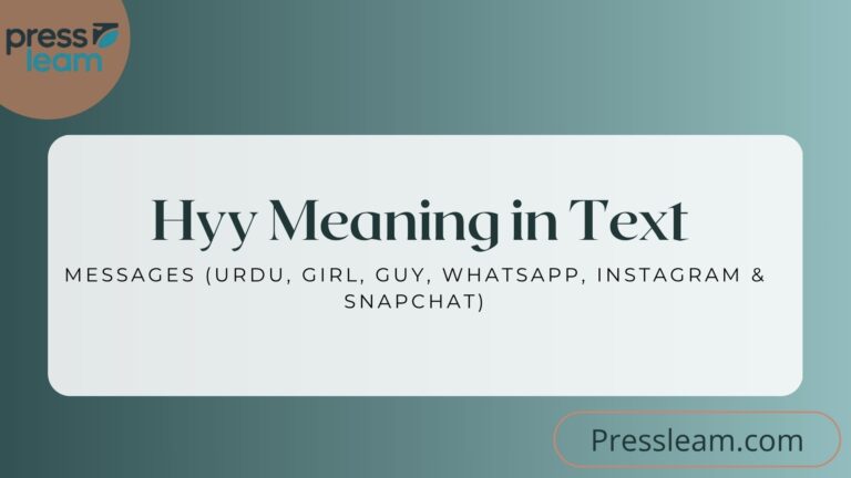 Hyy Meaning in Text
