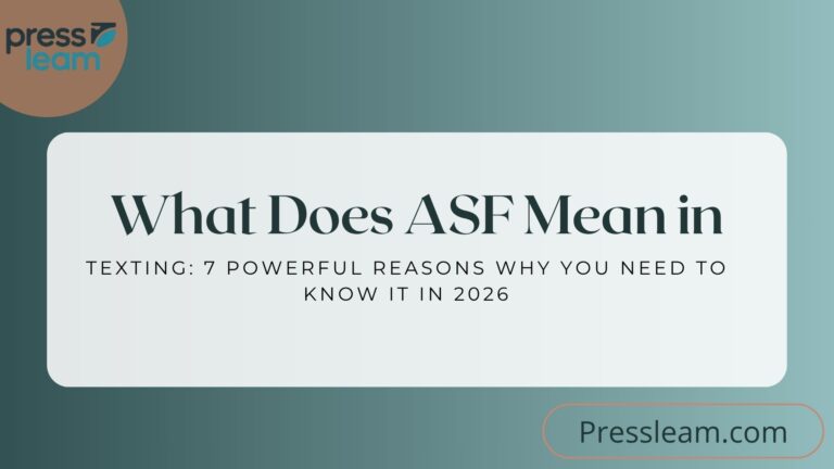 ASF Mean in Text