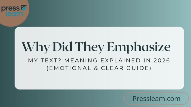 Why Did They Emphasize My Text