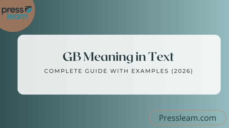 GB Meaning in Text