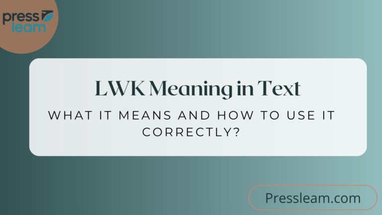 LWK Meaning in Text