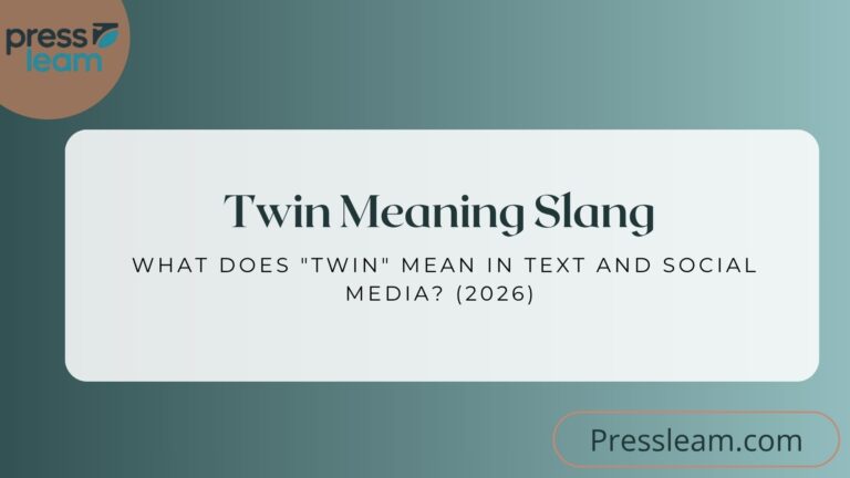 Twin Meaning Slang