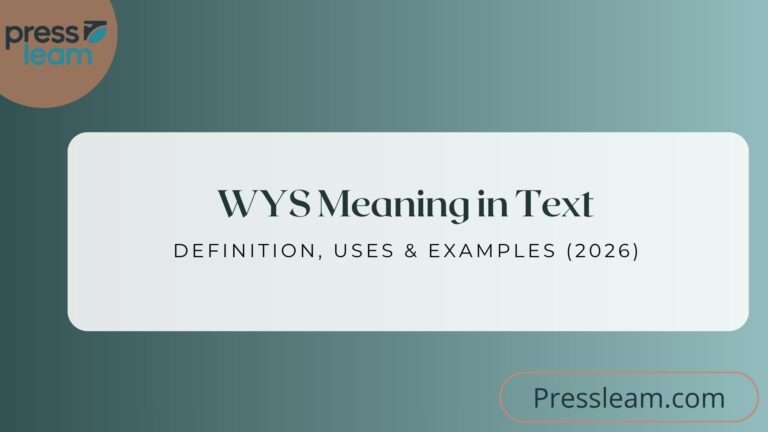 WYS Meaning in Text