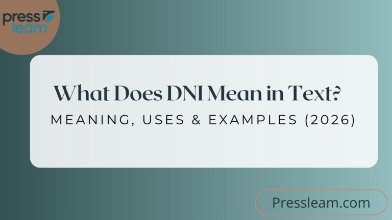 DNI Mean in Text
