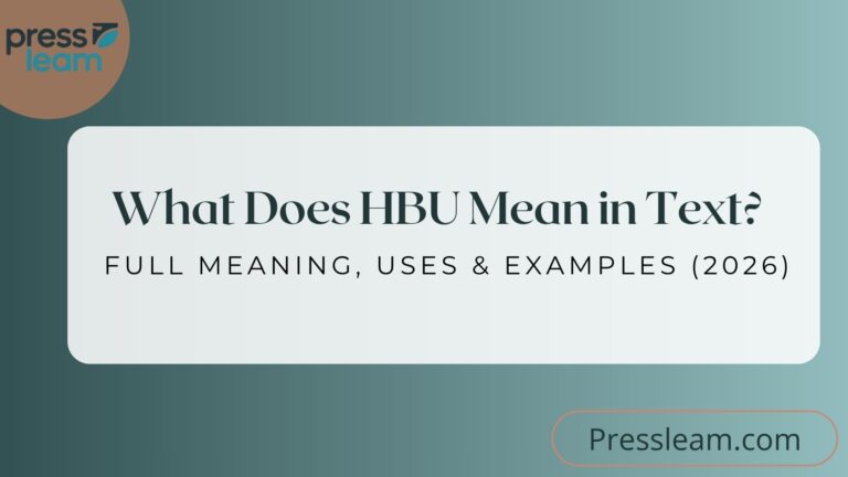 HBU Mean in Text