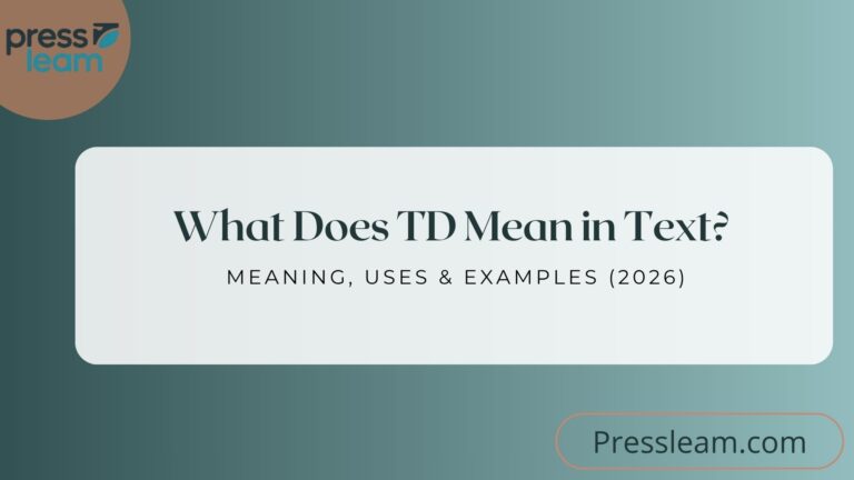 TD Mean in Text