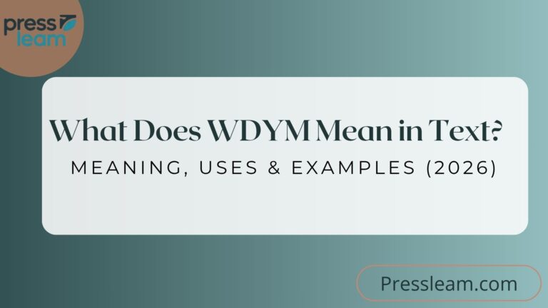 WDYM Mean in Text