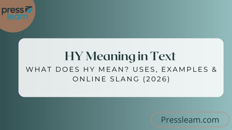 HY Meaning in Text