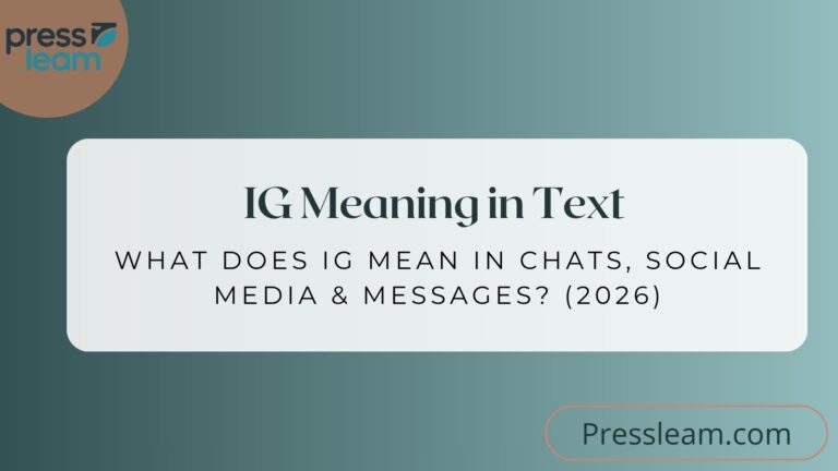 IG Meaning in Text
