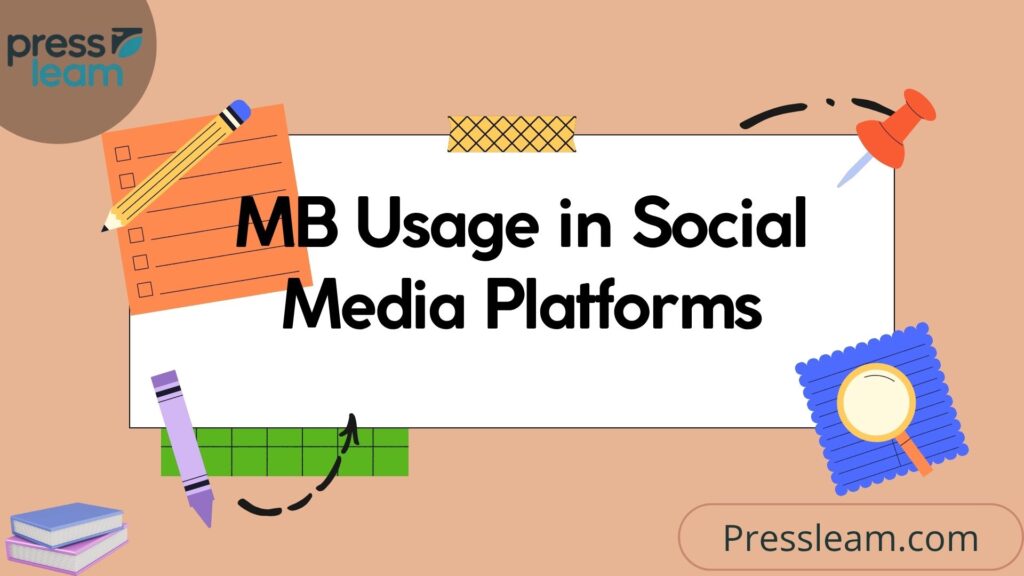 MB Usage in Social Media Platforms
