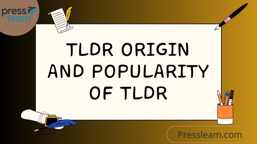 TLDR Meaning in Text