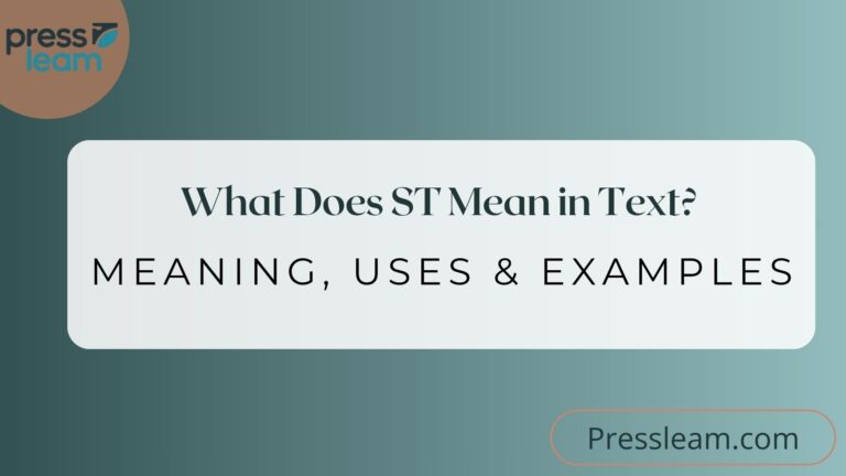 ST Mean in Text