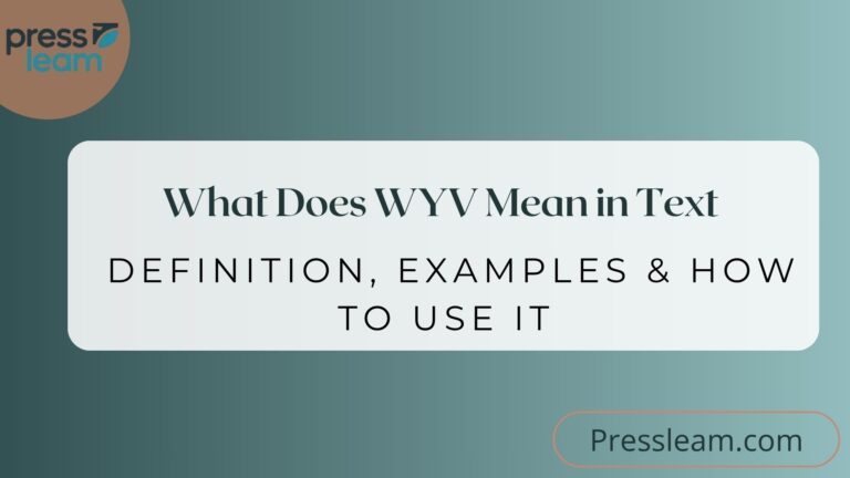 WYV Mean in Text
